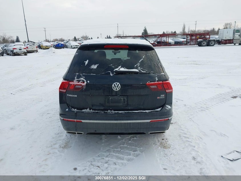 2018 Volkswagen Tiguan Sel Premium VIN: 3VV4B7AX2JM004843 Lot: 30076851