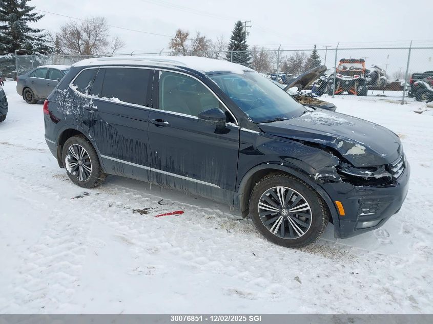 2018 Volkswagen Tiguan Sel Premium VIN: 3VV4B7AX2JM004843 Lot: 30076851