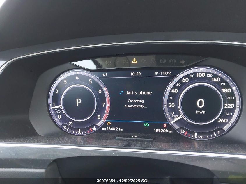 2018 Volkswagen Tiguan Sel Premium VIN: 3VV4B7AX2JM004843 Lot: 30076851