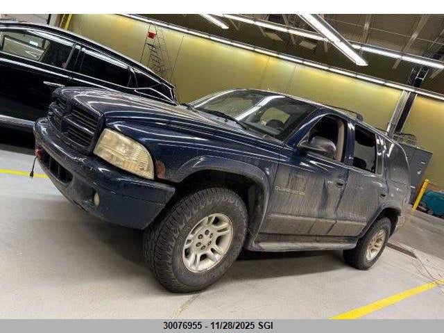 1B4HS28N61F625457 2001 DODGE DURANGO photo no. 2