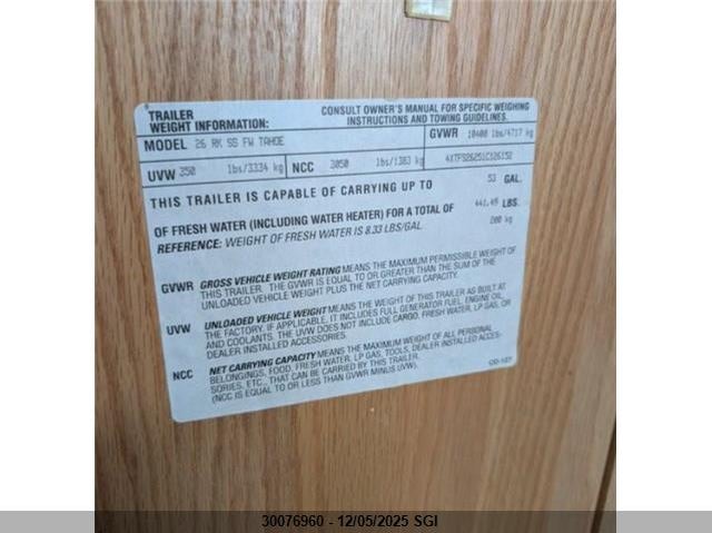 4XTFS26251C126152 2001   photo no. 8