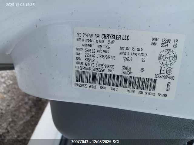 3D7MX48A18G152268 2008 DODGE RAM photo no. 9