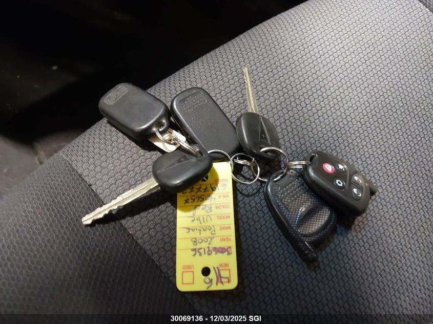 2008 Pontiac Vibe VIN: 5Y2SL65848Z405657 Lot: 30069136