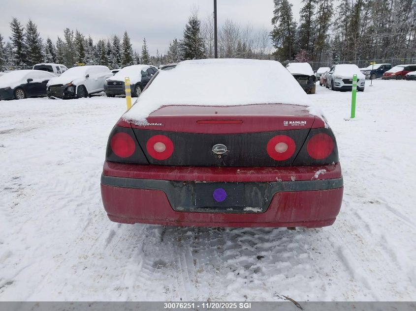 2005 Chevrolet Impala VIN: 2G1WF52E259380835 Lot: 30076251
