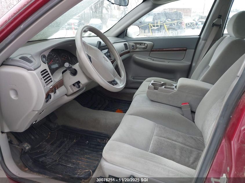 2005 Chevrolet Impala VIN: 2G1WF52E259380835 Lot: 30076251