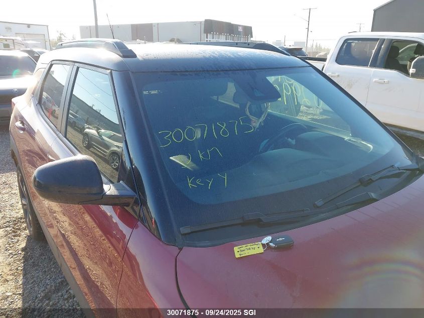 2021 Chevrolet Trailblazer Rs VIN: KL79MUSL0MB023487 Lot: 30071875