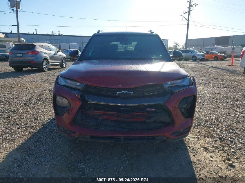 2021 Chevrolet Trailblazer Rs VIN: KL79MUSL0MB023487 Lot: 30071875