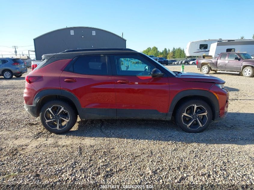 2021 Chevrolet Trailblazer Rs VIN: KL79MUSL0MB023487 Lot: 30071875