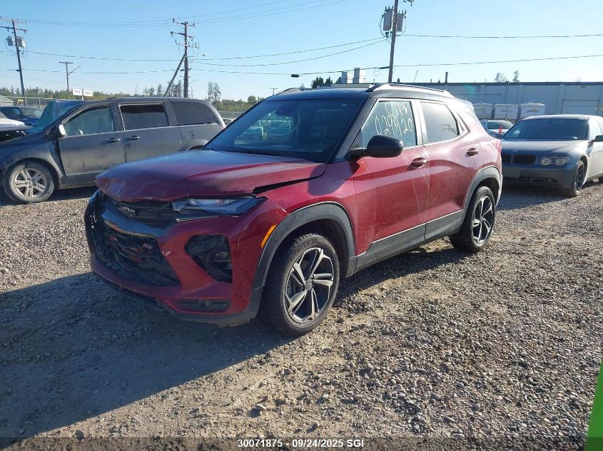 2021 Chevrolet Trailblazer Rs VIN: KL79MUSL0MB023487 Lot: 30071875