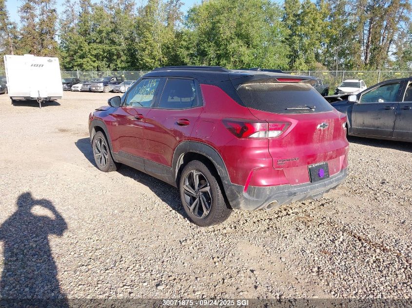 2021 Chevrolet Trailblazer Rs VIN: KL79MUSL0MB023487 Lot: 30071875