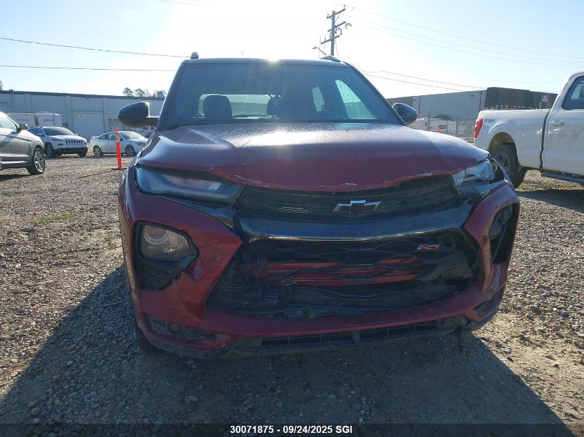 2021 Chevrolet Trailblazer Rs VIN: KL79MUSL0MB023487 Lot: 30071875