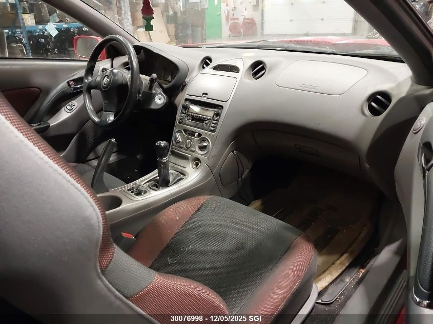 JTDDR32T220133961 2002 TOYOTA CELICA photo no. 5