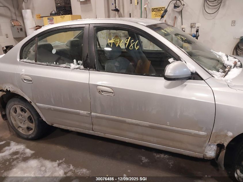 2002 Hyundai Elantra Gls/Gt VIN: KMHDN45D02U329794 Lot: 30076486