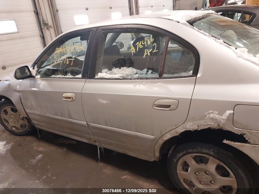 2002 Hyundai Elantra Gls/Gt VIN: KMHDN45D02U329794 Lot: 30076486