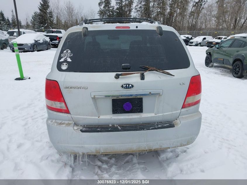 2006 Kia Sorento Ex/Lx VIN: KNDJC733365592001 Lot: 30076923