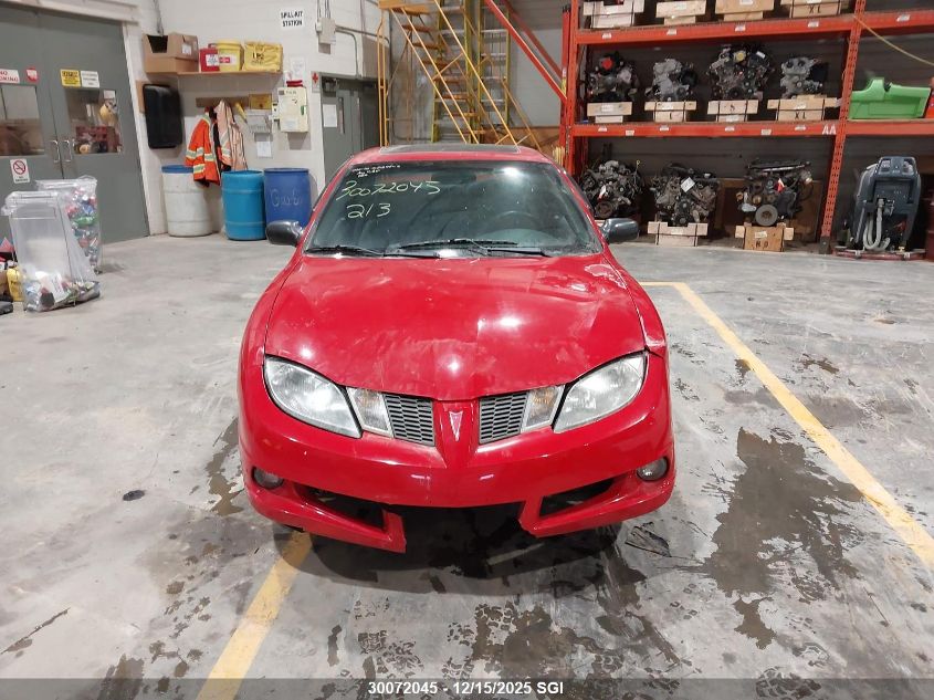 2003 Pontiac Sunfire VIN: 1G2JB12F937343931 Lot: 30072045
