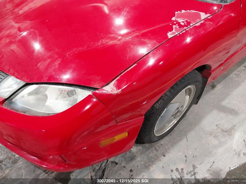 2003 Pontiac Sunfire VIN: 1G2JB12F937343931 Lot: 30072045