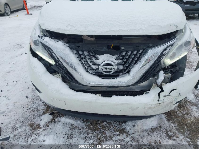 2017 Nissan Murano S/Sl/Sv/Platinum VIN: 5N1AZ2MH3HN122058 Lot: 30077630