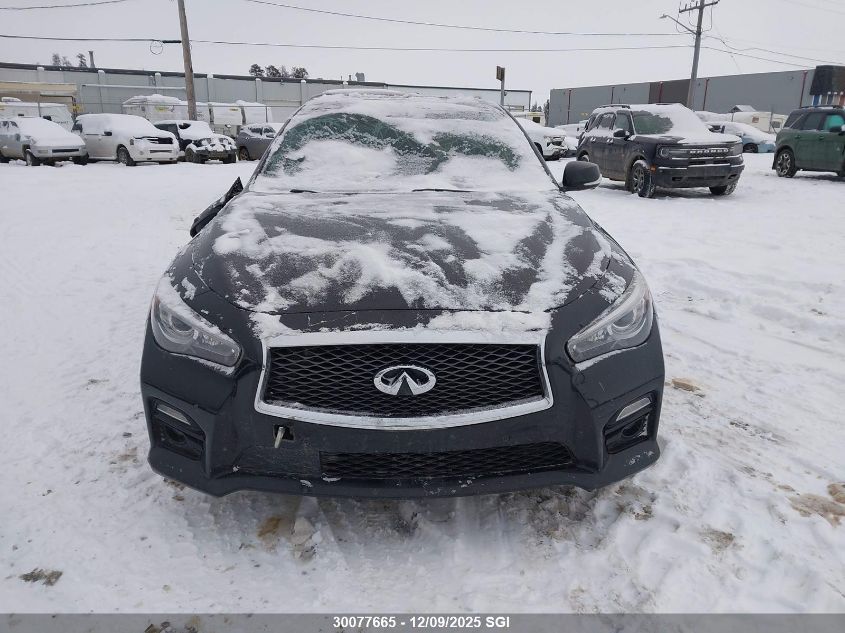 2017 Infiniti Q50 Red Sport 400 VIN: JN1FV7AR9HM871018 Lot: 30077665