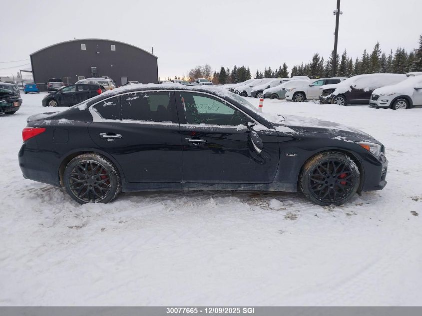 2017 Infiniti Q50 Red Sport 400 VIN: JN1FV7AR9HM871018 Lot: 30077665