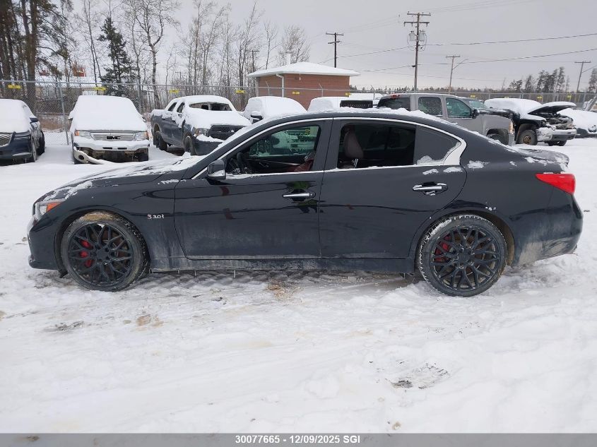 2017 Infiniti Q50 Red Sport 400 VIN: JN1FV7AR9HM871018 Lot: 30077665