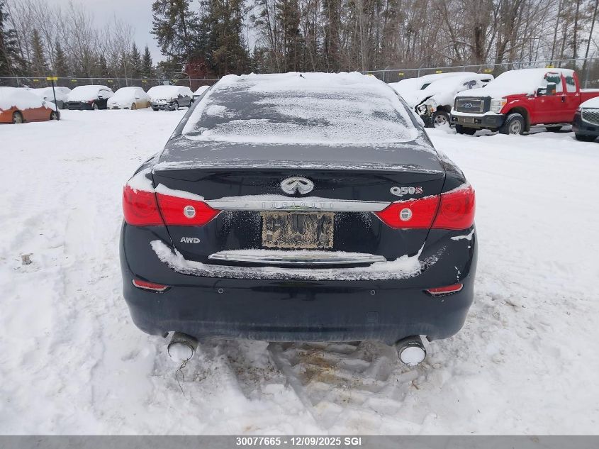 2017 Infiniti Q50 Red Sport 400 VIN: JN1FV7AR9HM871018 Lot: 30077665