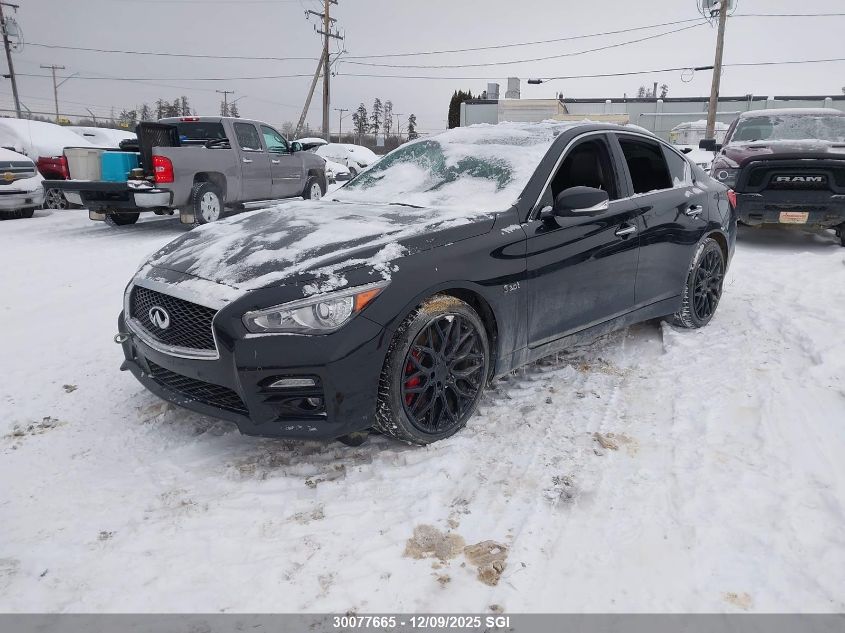 2017 Infiniti Q50 Red Sport 400 VIN: JN1FV7AR9HM871018 Lot: 30077665