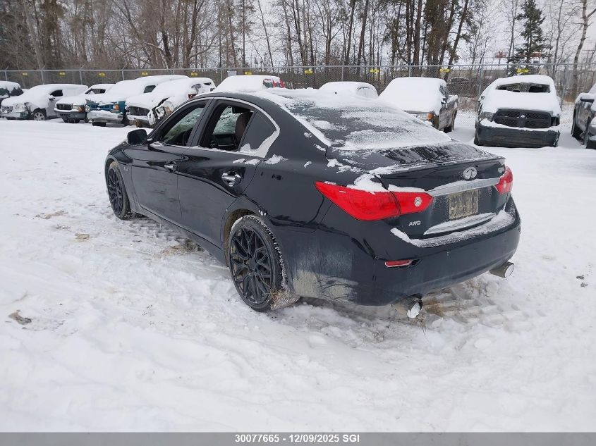 2017 Infiniti Q50 Red Sport 400 VIN: JN1FV7AR9HM871018 Lot: 30077665