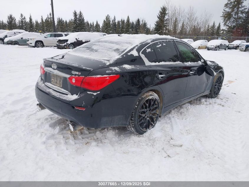 2017 Infiniti Q50 Red Sport 400 VIN: JN1FV7AR9HM871018 Lot: 30077665