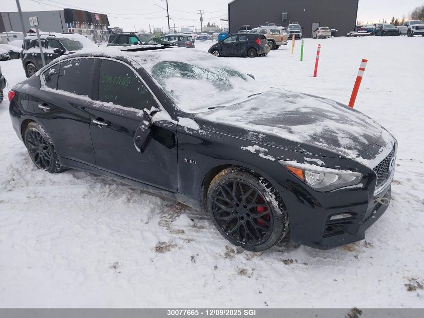 2017 Infiniti Q50 Red Sport 400 VIN: JN1FV7AR9HM871018 Lot: 30077665