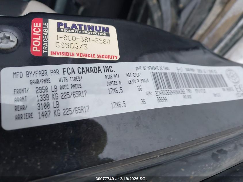 2017 Dodge Grand Caravan Se VIN: 2C4RDGBG0HR880388 Lot: 30077740