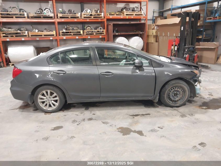 2012 Honda Civic Lx VIN: 2HGFB2F5XCH030028 Lot: 30072289