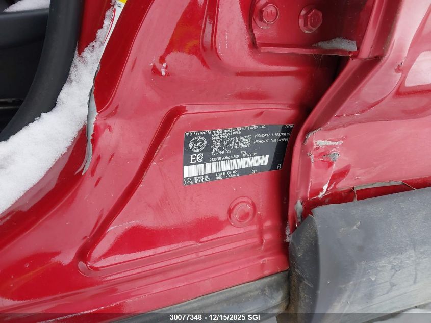 2017 Toyota Rav4 Le VIN: 2T3BFREV6HW574500 Lot: 30077348