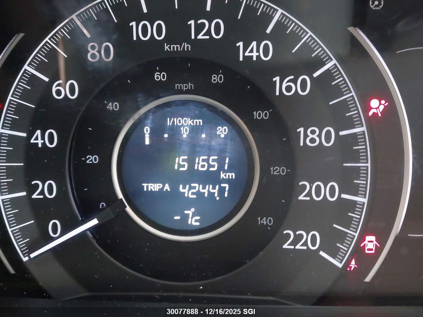 2014 Honda Cr-V Touring VIN: 2HKRM4H95EH113880 Lot: 30077888