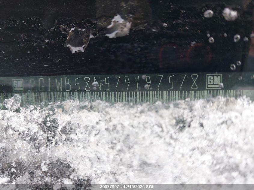 2007 Chevrolet Impala Ls VIN: 2G1WB58N579197578 Lot: 30077907