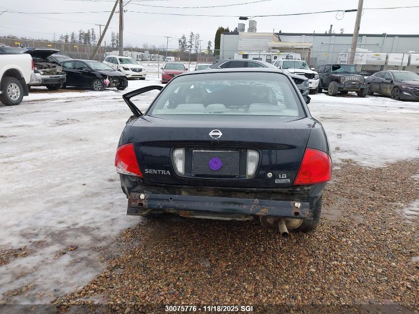 2006 Nissan Sentra 1.8/1.8S VIN: 3N1CB51D06L580841 Lot: 30075776
