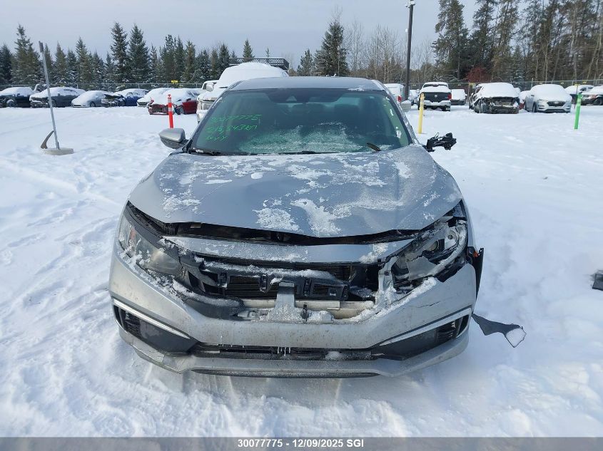 2020 Honda Civic Lx VIN: 2HGFC2F57LH033725 Lot: 30077775