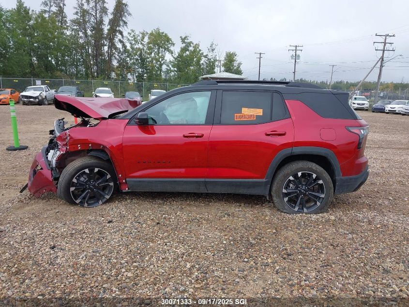 2025 Chevrolet Equinox Rs VIN: 3GNAXTEGXSL316140 Lot: 30071333