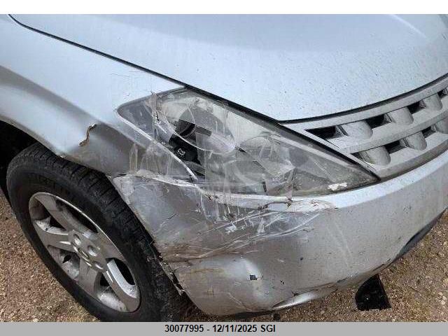 2004 Nissan Murano Sl/Se VIN: JN8AZ08W34W322156 Lot: 30077995