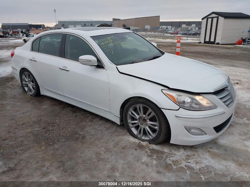 2012 Hyundai Genesis 3.8L VIN: KMHGC4DD7CU197316 Lot: 30078004