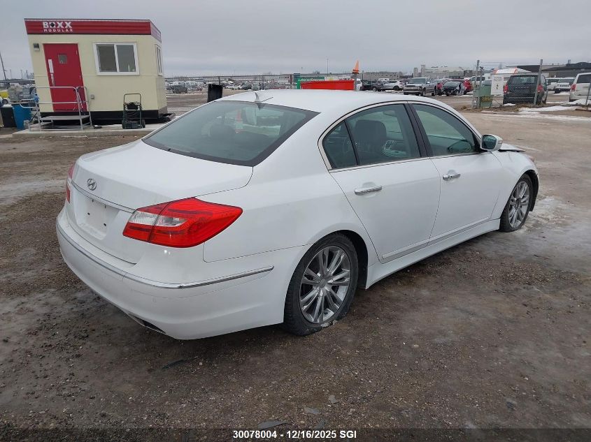 2012 Hyundai Genesis 3.8L VIN: KMHGC4DD7CU197316 Lot: 30078004