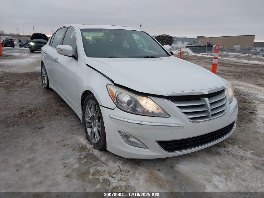 2012 Hyundai Genesis 3.8L VIN: KMHGC4DD7CU197316 Lot: 30078004