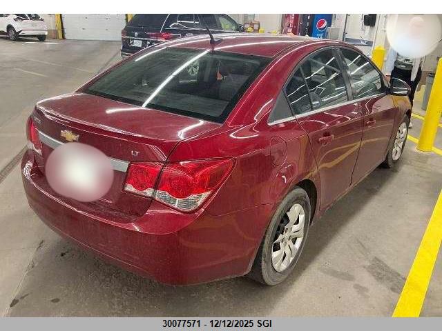 2012 Chevrolet Cruze Lt VIN: 1G1PF5SC6C7347743 Lot: 30077571