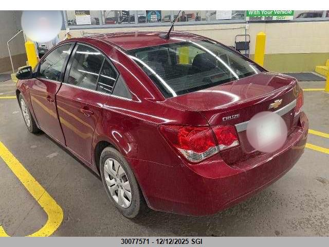 2012 Chevrolet Cruze Lt VIN: 1G1PF5SC6C7347743 Lot: 30077571