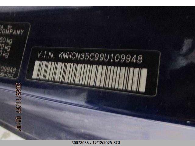 2009 Hyundai Accent Se VIN: KMHCN35C99U109948 Lot: 30078038