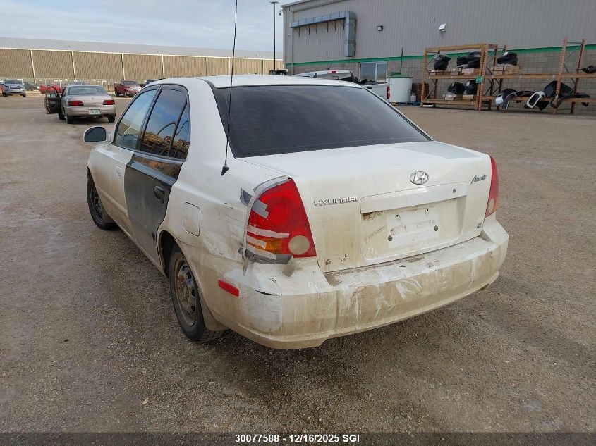 2004 Hyundai Accent Gl VIN: KMHCG45C24U519354 Lot: 30077588