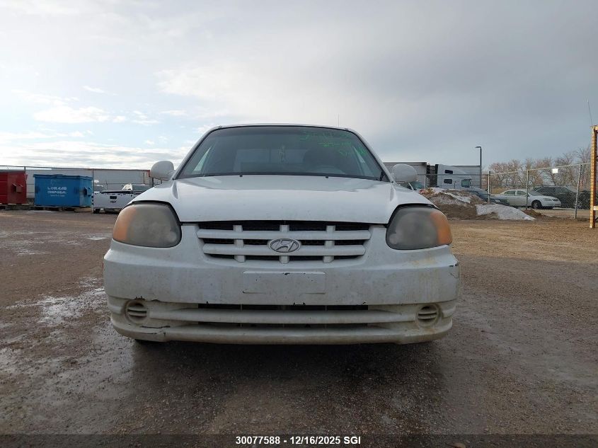 2004 Hyundai Accent Gl VIN: KMHCG45C24U519354 Lot: 30077588