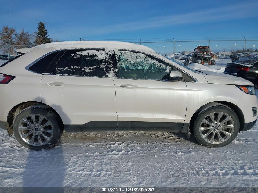2018 Ford Edge Titanium VIN: 2FMPK4K91JBB54515 Lot: 30078120
