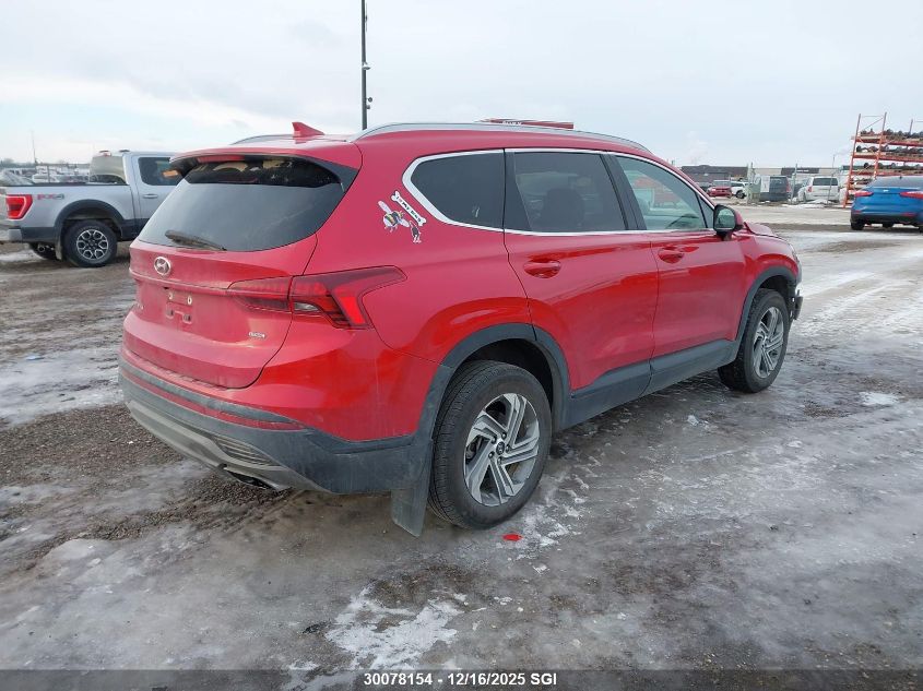 2021 Hyundai Santa Fe Sel VIN: 5NMS2DAJ0MH322631 Lot: 30078154