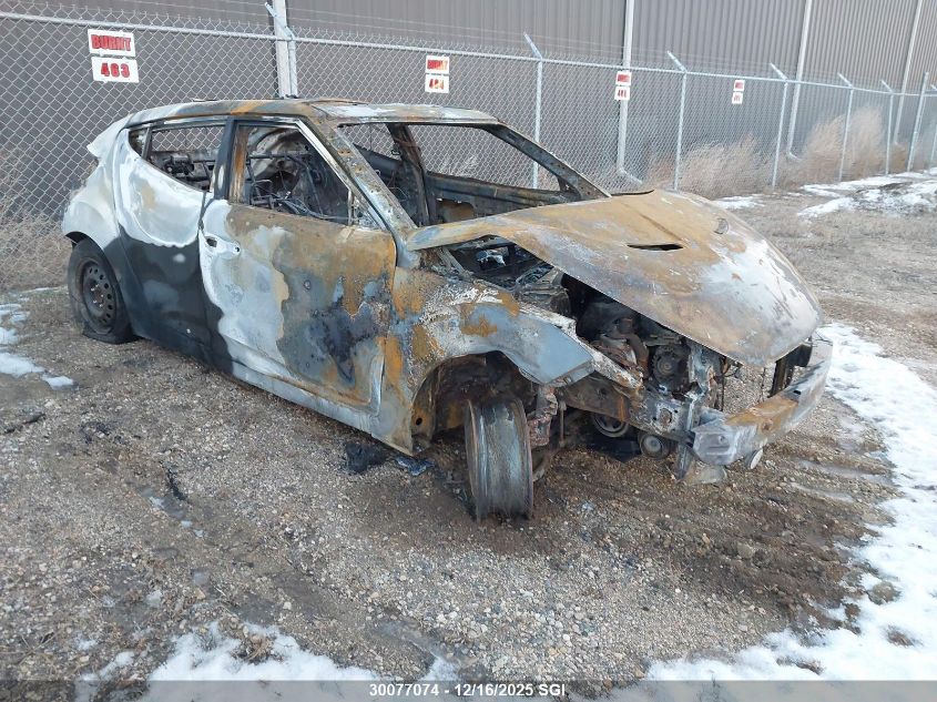 2014 Hyundai Veloster VIN: KMHTC6AD5EU206077 Lot: 30077074